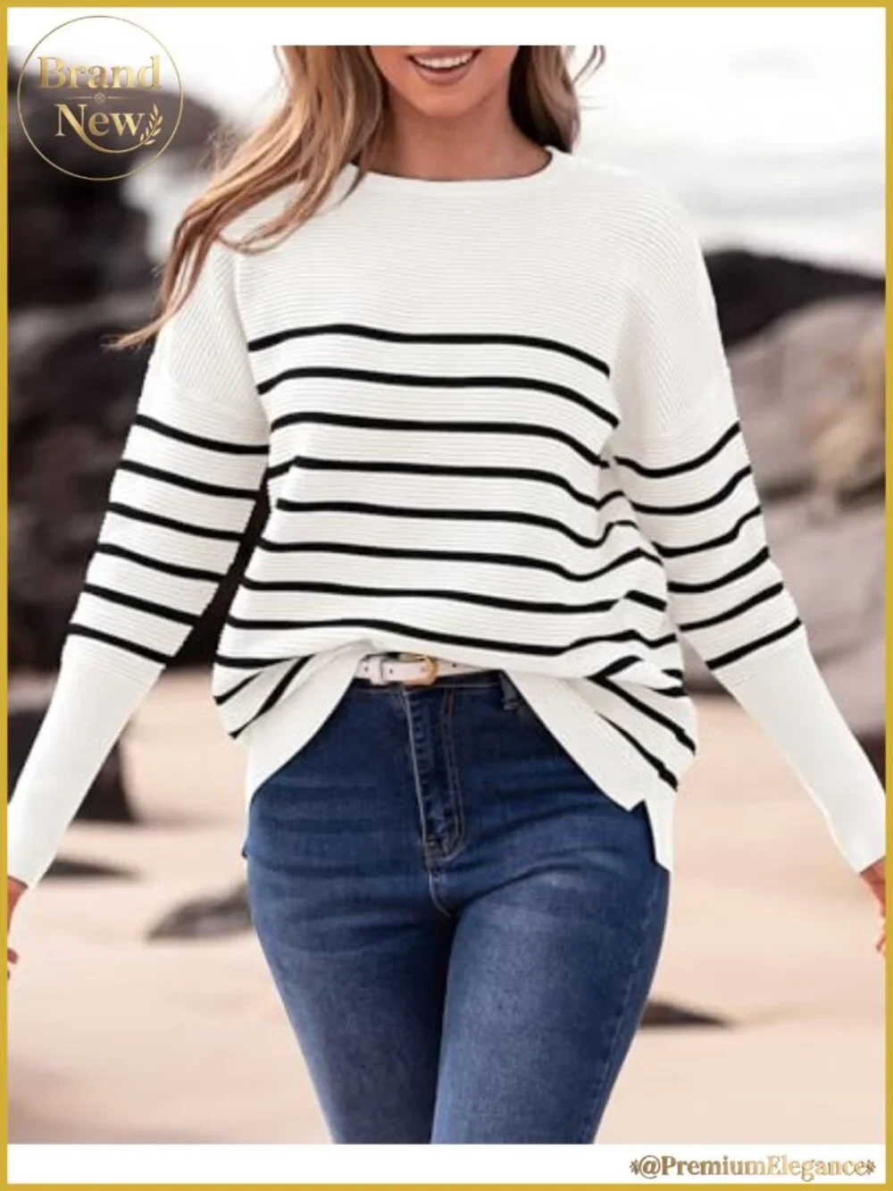 N/A cozy striped